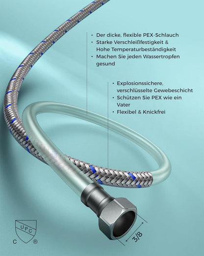 Wasserhahn Bad Wasserfall Waschtischarmatur Einhandmischer Armatur