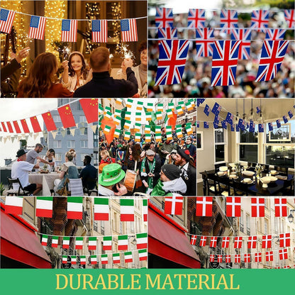 Niederlande Flaggenkette 10m – EM & Oly Deko 2024