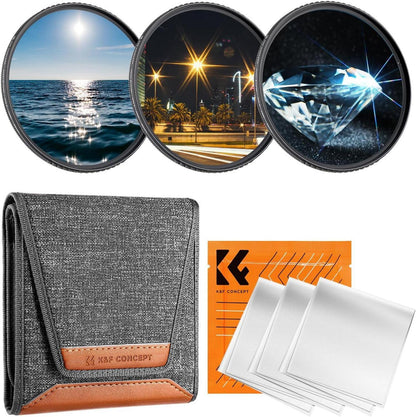 67mm Sternfilter Set 4/6/8 Punkte für Sternenlichteffekte