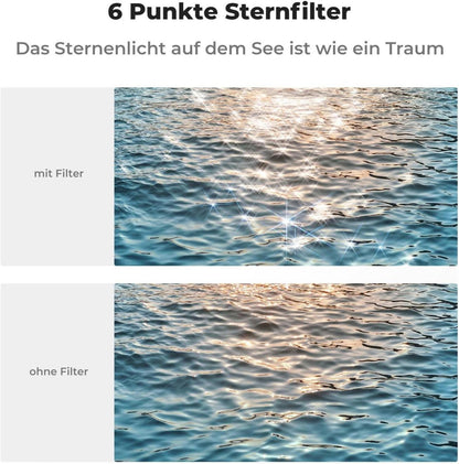 67mm Sternfilter 4 6 8 Punkte für Sternenlichteffekte optisches Glas