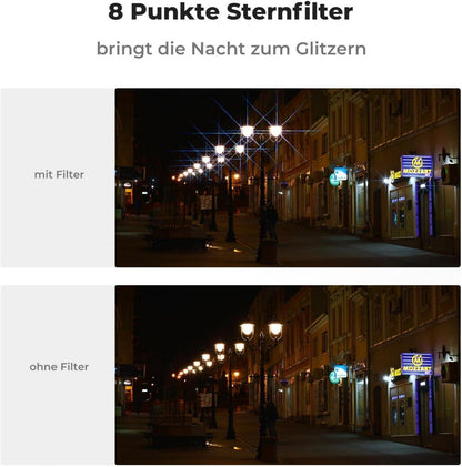 67mm Sternfilter Set 4 6 8 Punkte Nano K-Serie optisches Glas