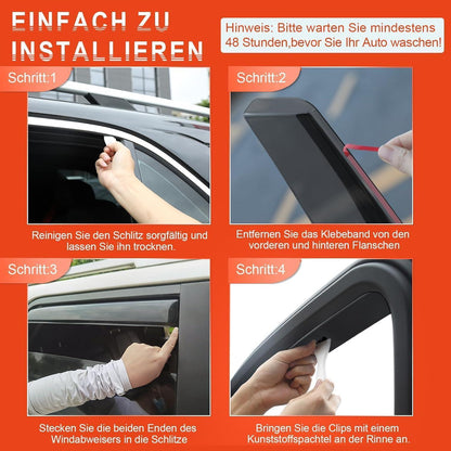 Windabweiser für VW Touran 2004-2015 – 4 Stück
