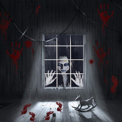 Halloween Geister Dekoration Fensterbild Horror Zubehör