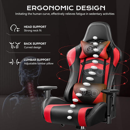 OneGame Gaming Stuhl Ergonomisches Höhenverstellbares Racing