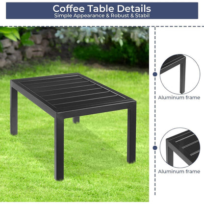 Aluminium Sonnenliege XXL Set mit Beistelltisch und