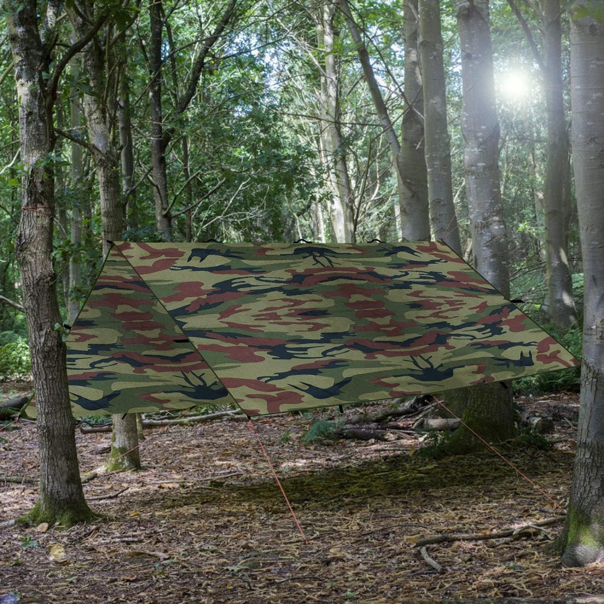 Ultraleichtes 3x4 Tarp Zeltplane wasserdicht Sonnensegel Hängematte Camping