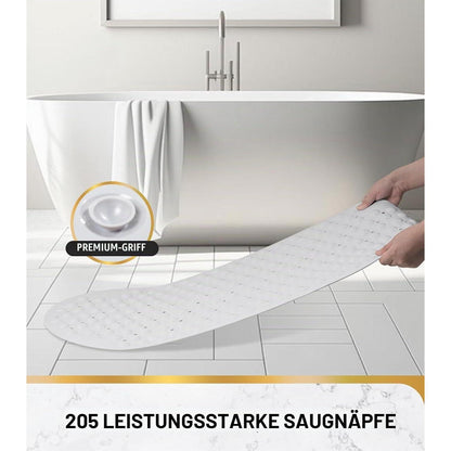 Rutschfeste Badewannenmatte oval, weiß – 88x40 cm