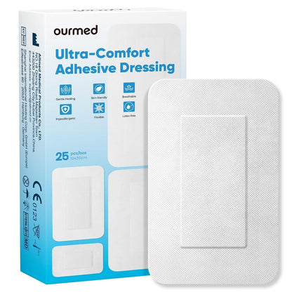 Sterile Wundpflaster 10x20 cm – Packung mit 25 Stück