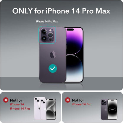 ESR iPhone 14 Pro Max Hülle MagSafe 360 Grad Stoßfest Lila