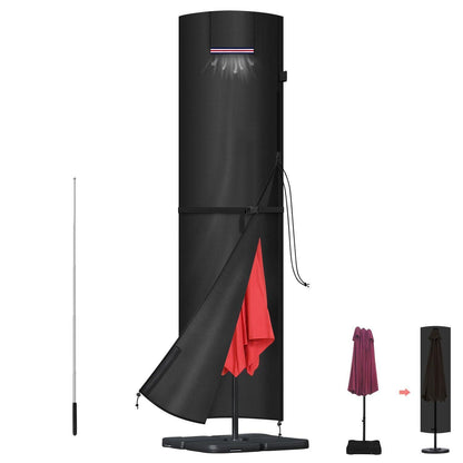 Sonnenschirm Schutzhülle 3m/4m – Wasserdicht & Windfest