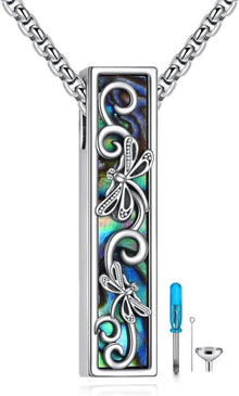 Libelle Urne Halskette Sterling Silber Kremation Schmuck