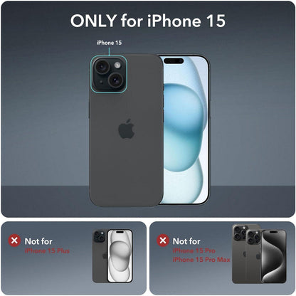Schutzhülle für iPhone 15 mit MagSafe, Stoßfest, 360° Schutz, Kameraschutz