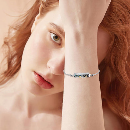 Urnen Armband Kolibri Sterling Silber für Asche & Erinnerungen