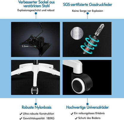 Büro-Schreibtischstuhl Ergonomisch Heimbüro Netzstuhl Dynamische