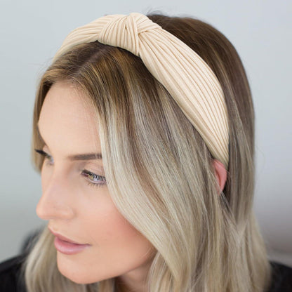 Breite Stirnbänder Haarreif Damen 4 Stück Boho Haarband