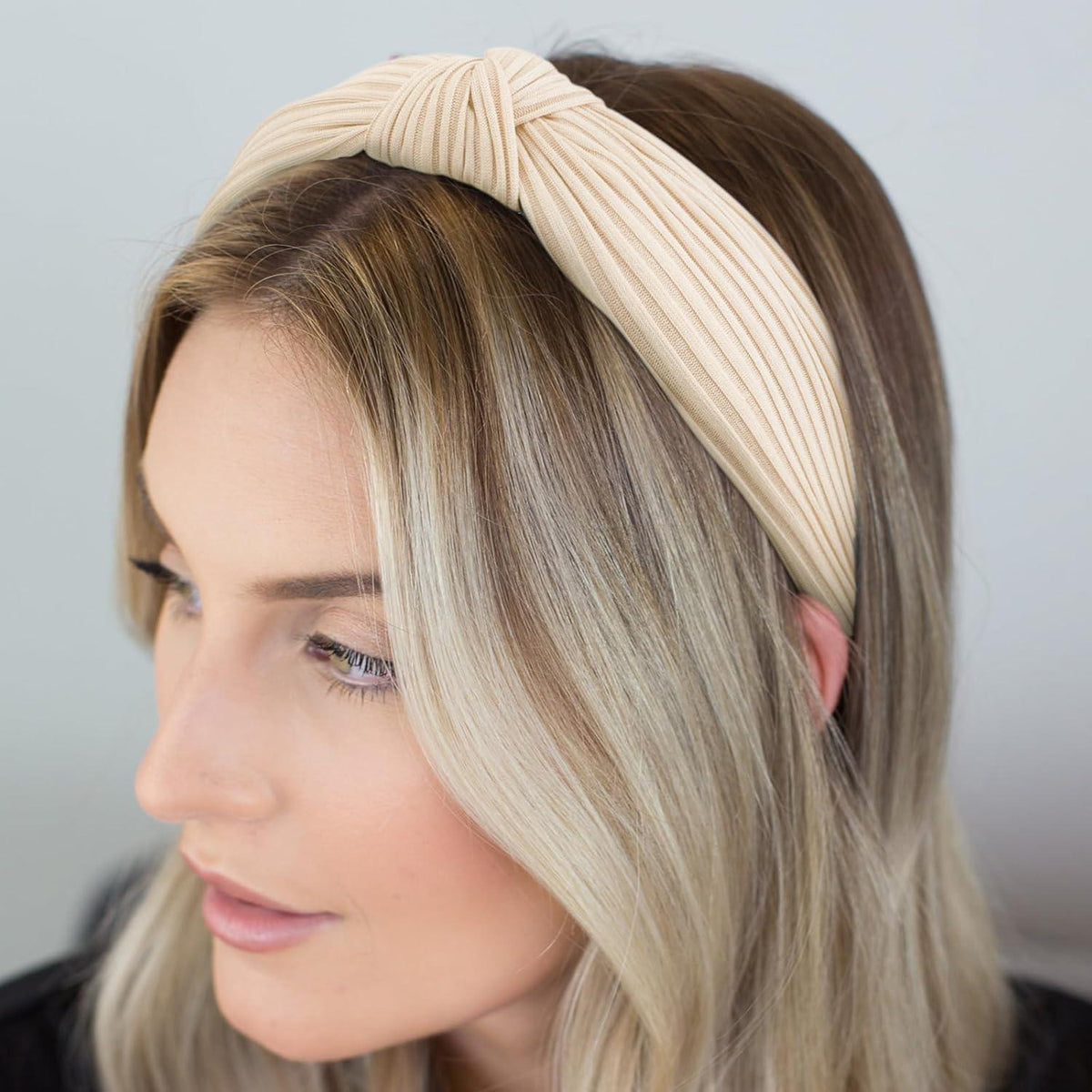 Breite Verknotete Haarbänder 4er Set Boho-Stil