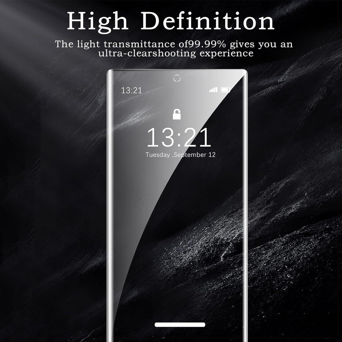 Schutzfolie Samsung Galaxy S23 Ultra 3D Displayschutz Anti-Kratzer 2 Stück