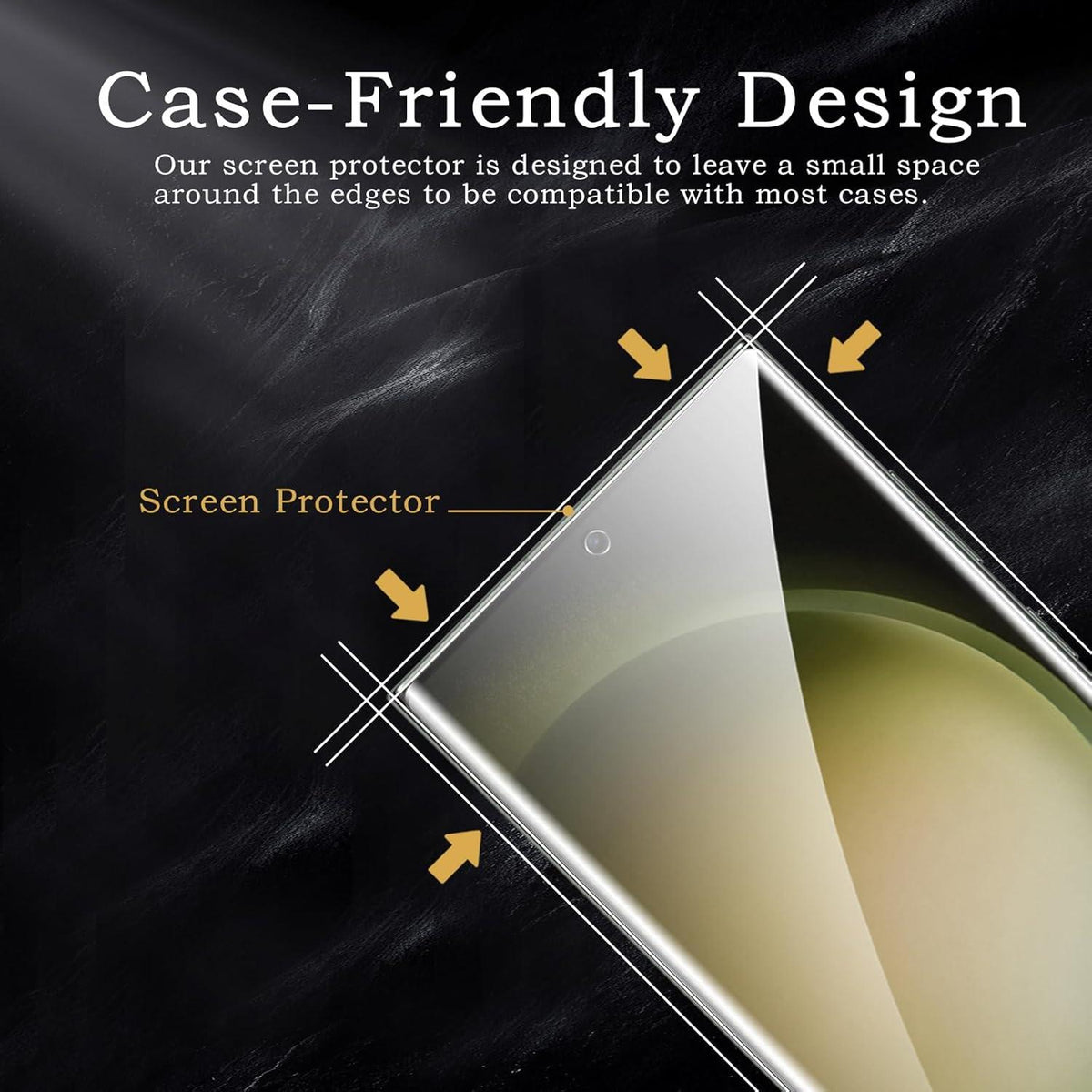 Schutzfolie Samsung Galaxy S23 Ultra 2 Stück 3D Displayschutz