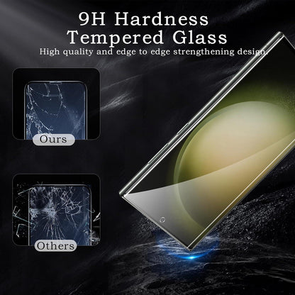 Schutzfolie Samsung Galaxy S23 Ultra 3D Displayschutz 9H Glas 2 Stück