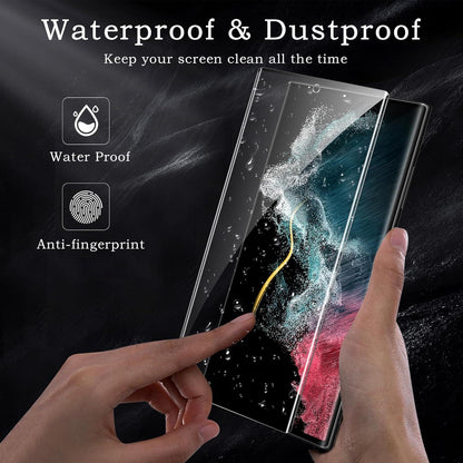 Schutzfolie Samsung Galaxy S22 Ultra 3D Vollständiger Displayschutz 4 Stück