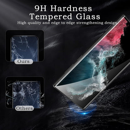 Schutzfolie Samsung Galaxy S22 Ultra 3D Vollständiger Displayschutz 4 Stück