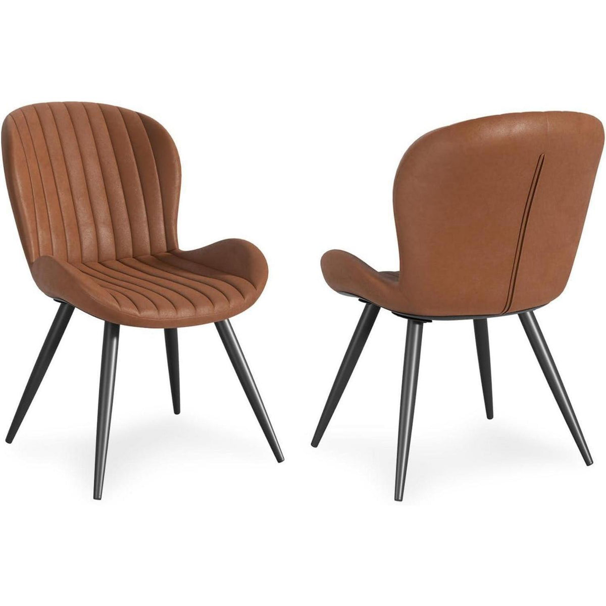 Esszimmerstühle 2er Set Braun – Ergonomisch & Robust
