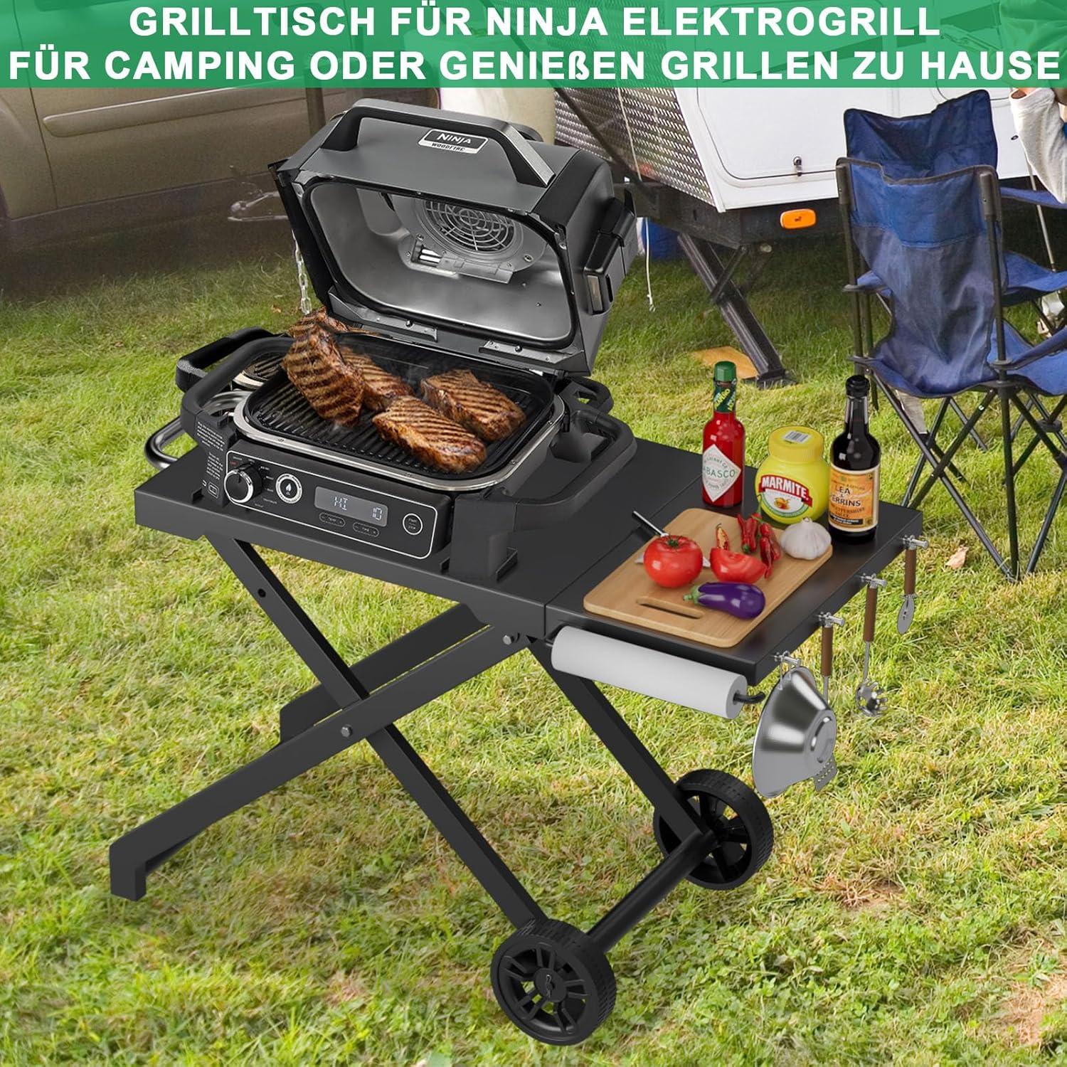 Grillständer für Ninja Woodfire OG700 Series, BBQ Grilltisch mit