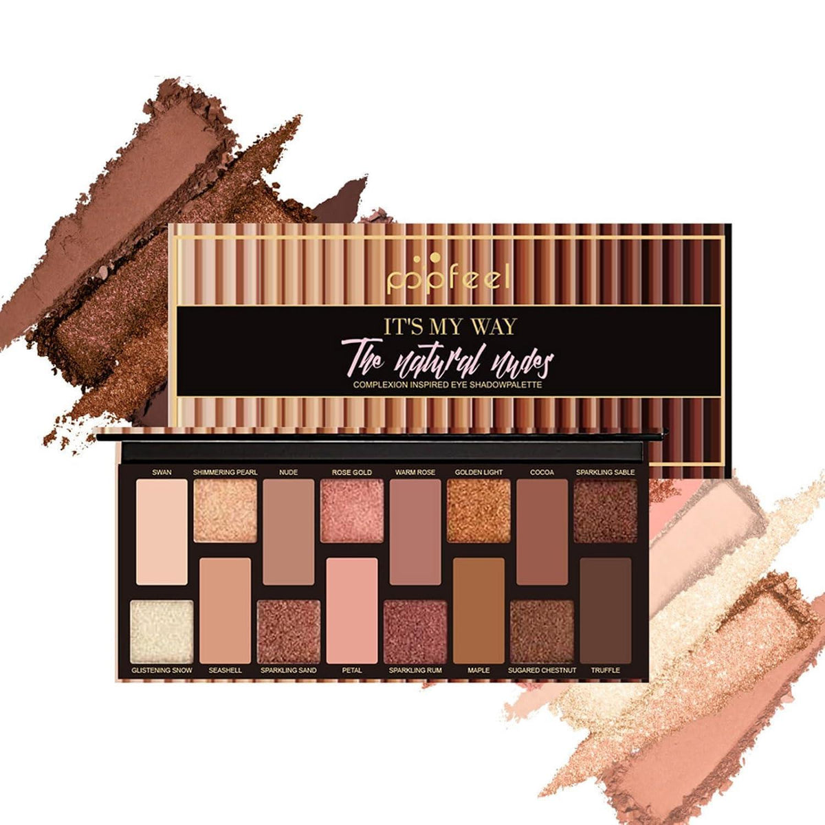 Geschenkset Make-up: Komplettes Kosmetik Set für Gesicht, Augen & Lippen
