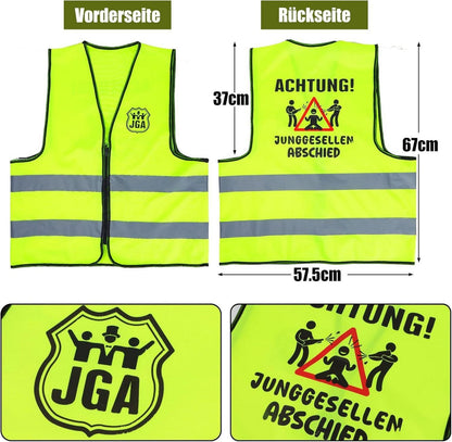 BETESSIN Jga Männer Weste - Lustige JGA Accessoires