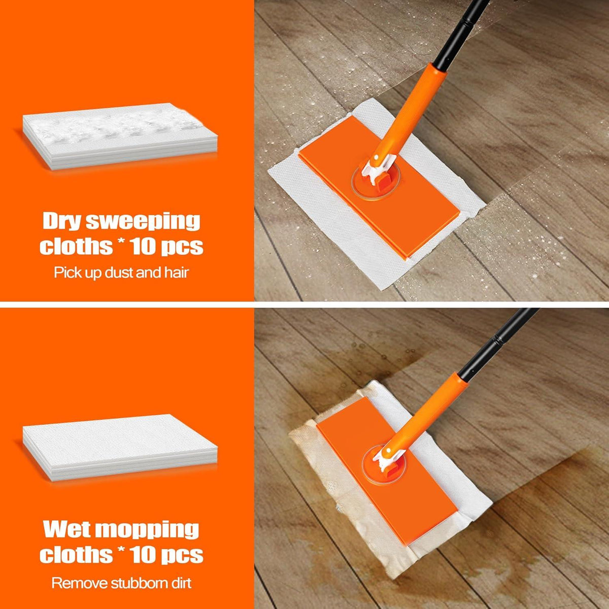 Bodenwischer Nass Swiffer Pads Starterset 20 Wischtücher Küche