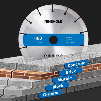 2x Diamant-Trennscheibe 180mm für Beton, Stein, Ziegel
