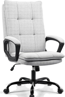 Ergonomischer Schreibtischstuhl mit Armlehne, Kopfstütze, Wippfunktion