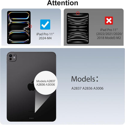 SPARIN Panzer Schutz Glas für iPad Pro 11 Zoll M4 2024 - 2+2
