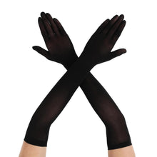 Lange Tüllhandschuhe Damen für Ball & Cosplay
