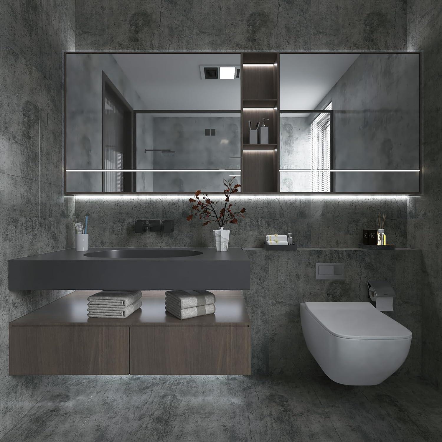 Selbstklebende Folie Betonoptik 122CMx5M Wasserfest & Abnehmbar