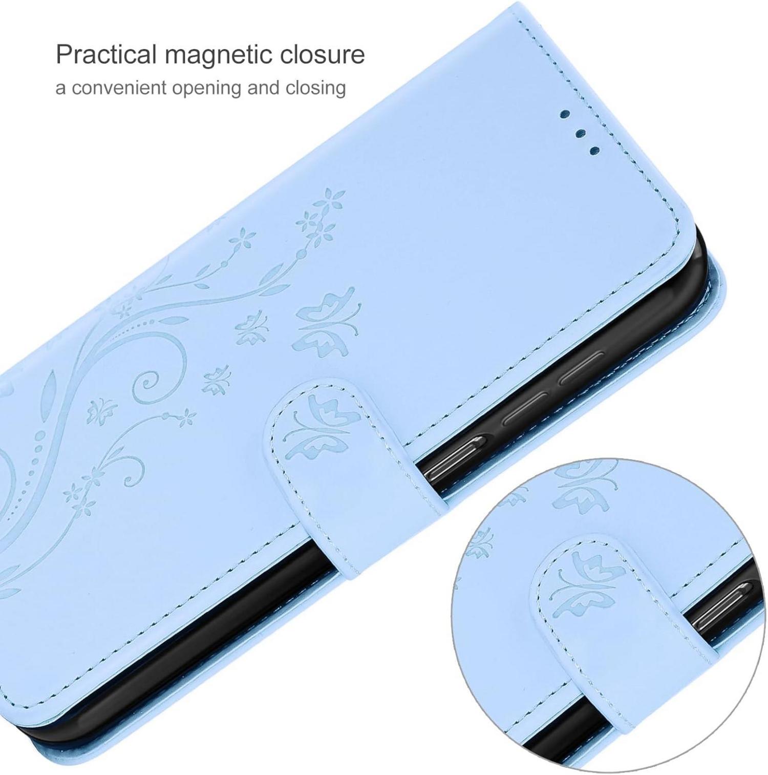Samsung Galaxy A15 5G/4G Lederhülle Schutzhülle Wallet Blau