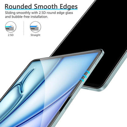 OMOTON Schutzfolie iPad Pro Air 13 2024 Panzer Glas 2 Stück 9H