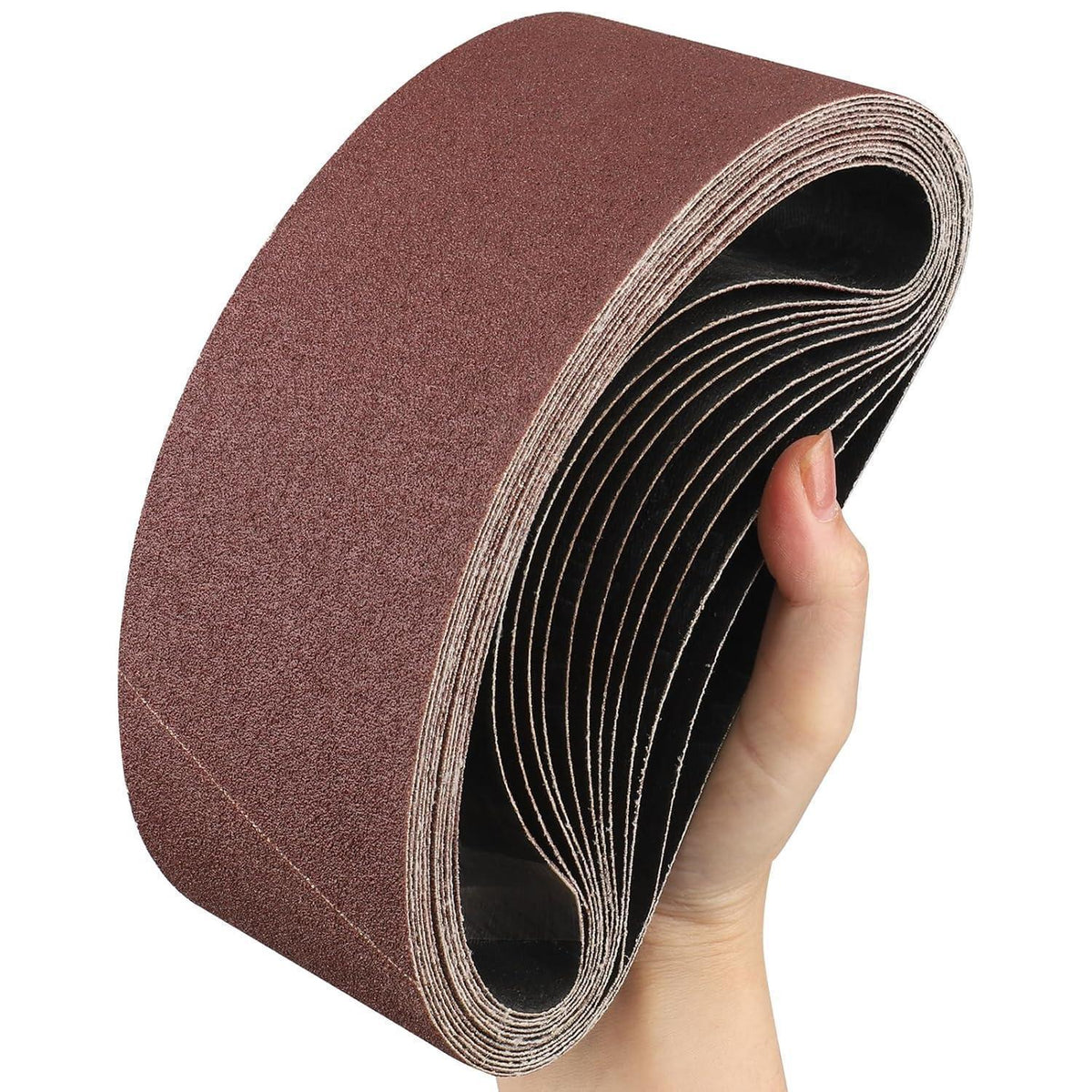 Schleifbänder 75x457 mm Körnung 400, 12 Stück