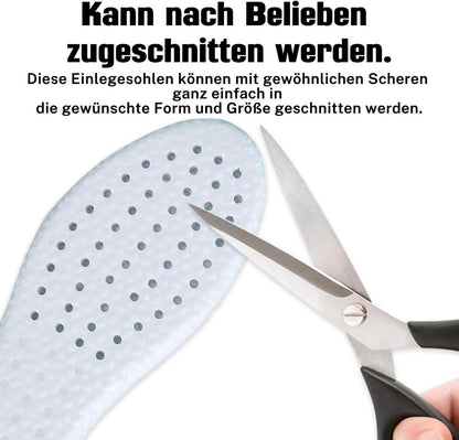 2 Paar Komfort Sport Einlegesohlen für Schuhe - Dämpfung