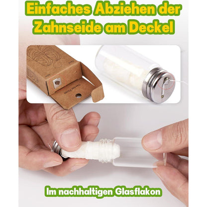 Nachhaltige Zahnseide 2x30m Natur Dental Floss im