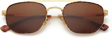 ZENOTTIC Retro Hexagon Pilot Sonnenbrille UV400 Polarisiert Vintage Doppelbrückenmetall