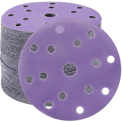 Schleifscheiben 150mm Klett 320er Körnung 15 Loch 50 Stück
