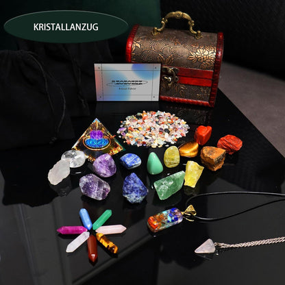 Edelsteine Heilsteine Set 9 Chakra Natürliche Kristalle