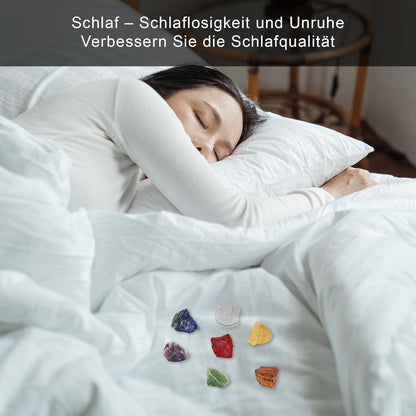 Edelsteine Heilsteine Set 9 Chakra Natürliche Kristalle