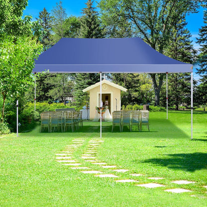 COBIZI Pavillon 3x6m Wasserdicht Stabil Winterfest Pop up Partyzelt Marineblau