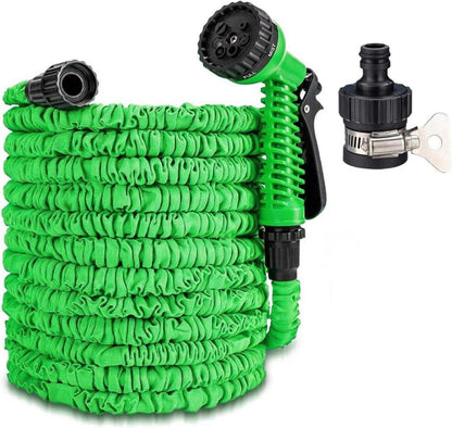 Flexibler Gartenschlauch 100ft Wasserschlauch 7 Funktion Sprühdüse