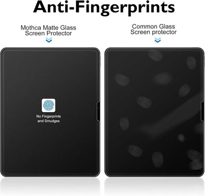 Mothca Matt Panzer Schutz Glas für iPad Pro 13 Zoll 2024, Matt Schutzfolie Anti-Fingerabdruck Screen Protector (1+1