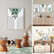 Hyidecorart Salbeigrün Boho Bilder Mit Rahmen Holz 60x40 cm