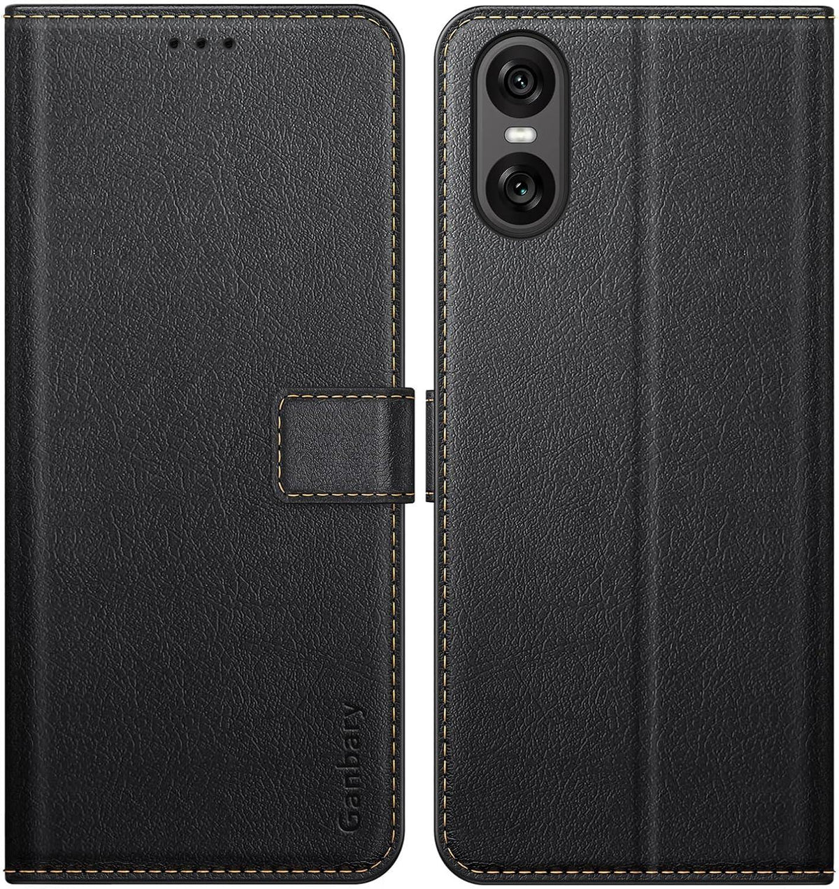 Sony Xperia 10 VI Hülle - Premium Leder Klapphülle mit Kartenschlitzen