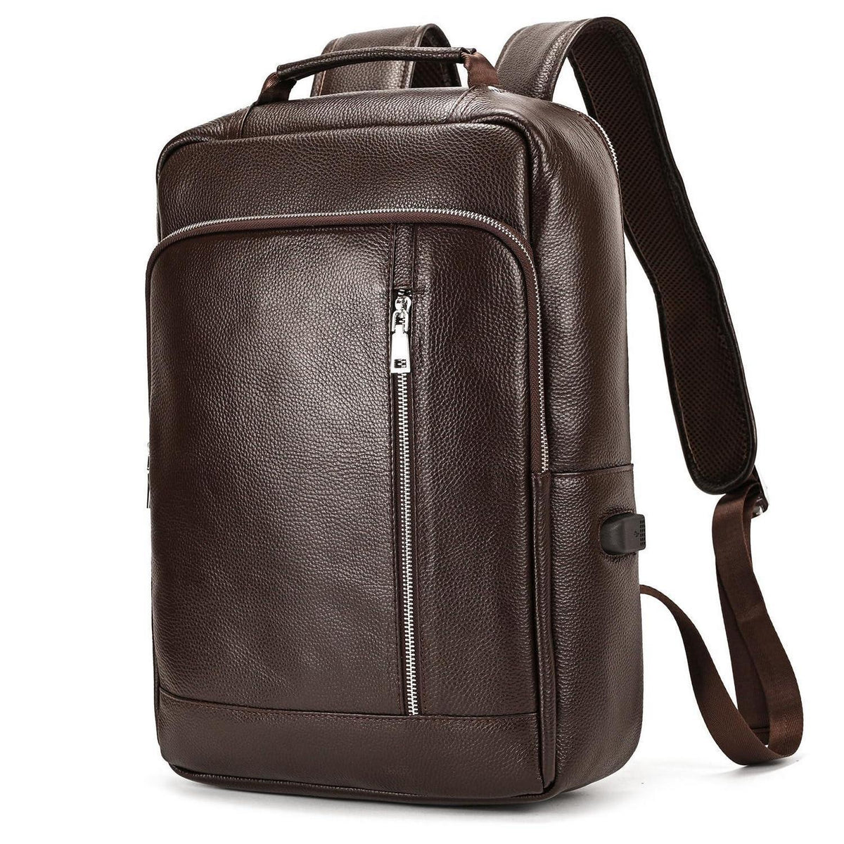 Leder Rucksack 15,6" Laptopfach – Tagesrucksack für Damen & Herren